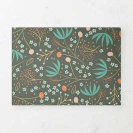 Cartão De Festividades Com Dobra Tripla Palha de Natal Colorida Feita à Mão