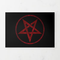 Pentagrama do diabo vermelho