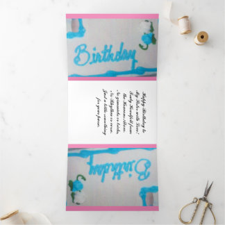 Cartão De Festividades Com Dobra Tripla Presentes PCL