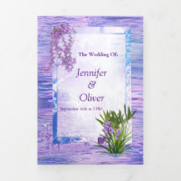 Reflexões De Água Muito Peri-Azul-Violeta H