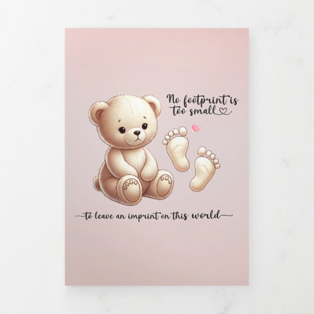 Cartão De Festividades Com Dobra Tripla Sem espaço de trabalho para placa pequena (Cobrir)