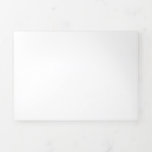 Cartão De Festividades Com Dobra Tripla simples e mínimo personalizado pastel personalizad<br><div class="desc">Personalizar design de modelo</div>
