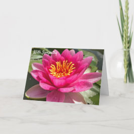 Cartão De Festividades Com Simpatia - Água Floral Lily