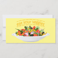 Coma seus vegetais Cite salada fresca misturar tig