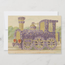 Cartão De Festividades Comboio de Namorados de colheita em corte