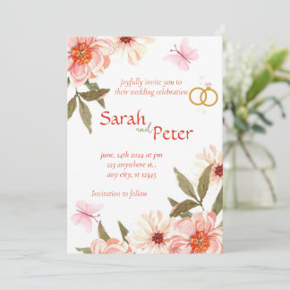 Cartão De Festividades Começa uma história de amor - Junte-se a nós pela 