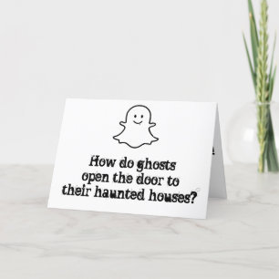 CARTÃO DE FESTIVIDADES COMÉDIA FANTÁSTICA PARA HALLOWEEN