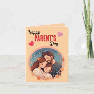 Cartão De Festividades "Comemoração a Você, Mamãe & Papai"