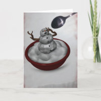 Comer placa Snowman