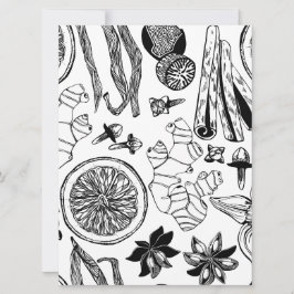 Cartão De Festividades "Comidas e pratos italianos mais populares"