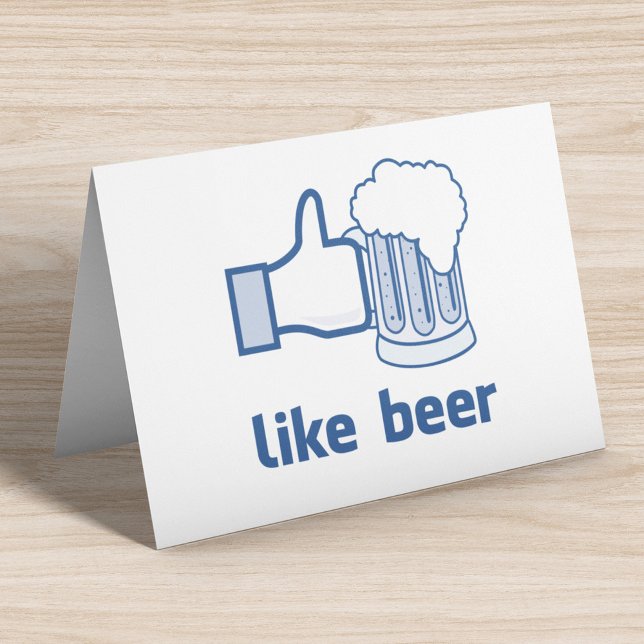 Cartão De Festividades Como Cerveja (Criador carregado)