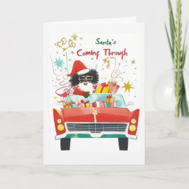 Cartão De Festividades Compartilhamento de papais noeis | Saudação de Nat