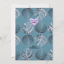 Cartão De Festividades Confie no Senhor Peixe deixa o Natal