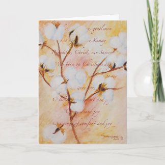 Cartão De Festividades Conforto & alegria