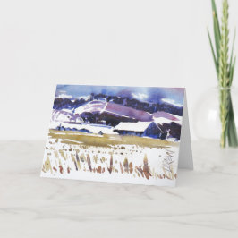 Cartão De Festividades Congelamento Rápido de Natal