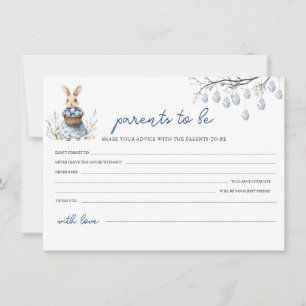 Cartão De Festividades Conselhos de Chá de fraldas de páscoa para a placa