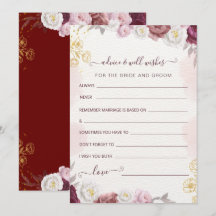 Conselhos e Desejos para Noiva e Noivo