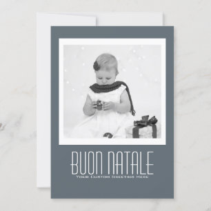Cartão De Festividades Contemporary Buon Natale Template