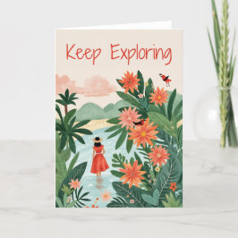 Cartão De Festividades Continuar Explorando Pintura De Mulheres Tropicais