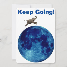 Cartão De Festividades Continue Indo Para O Notecard