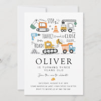 Convidado para Festa de aniversário de construção 