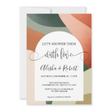 Convidar Casais do Sage Terracotta Arch Modern