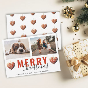 Cartão De Festividades Cookies decorados Família Feliz Natal 2 Foto