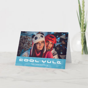 Cartão De Festividades Cool Yule Modern Atomic MOD Christmas