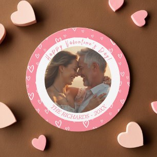 Cartão De Festividades Cor d'água rosa penteada Foto