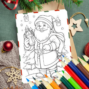 Cartão De Festividades Cor Dos Papais noeis De Inverno Na Saudação De Col