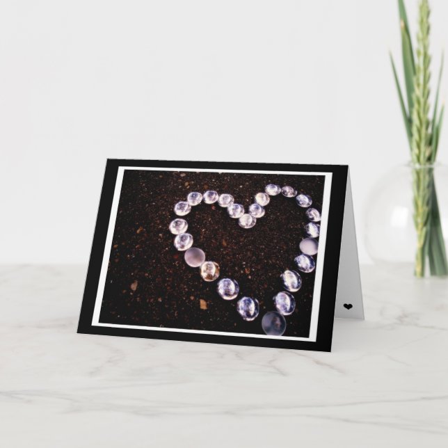 Cartão De Festividades Coração (Frente)