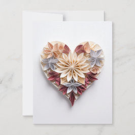 Cartão De Festividades Coração 0068