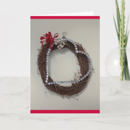 Cartão De Festividades Coração com gemas