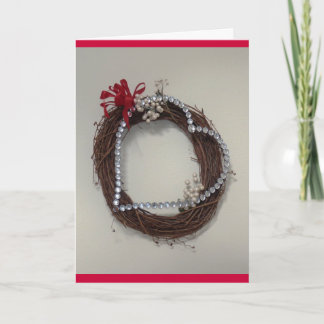 Cartão De Festividades Coração com gemas