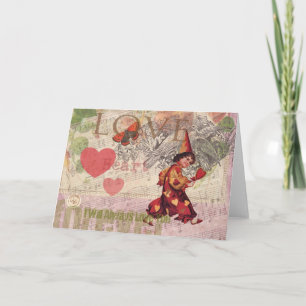 Cartão De Festividades Coração Doce Amor Namorado Querido Anjo