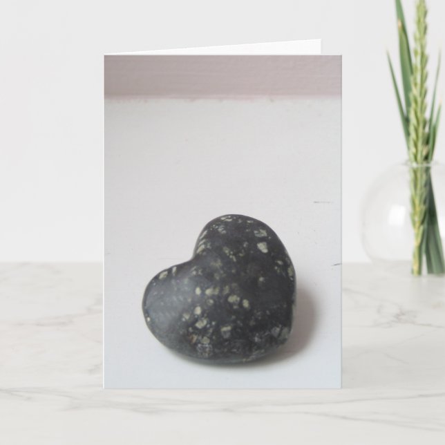 Cartão De Festividades coração pesado (Frente)