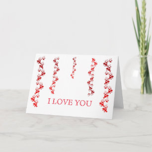 Cartão De Festividades Coração Vermelho