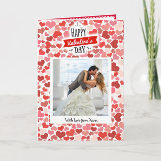 Cartão De Festividades Corações do feliz dia dos namorados
