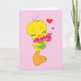 Cartão De Festividades Corações do Tweety