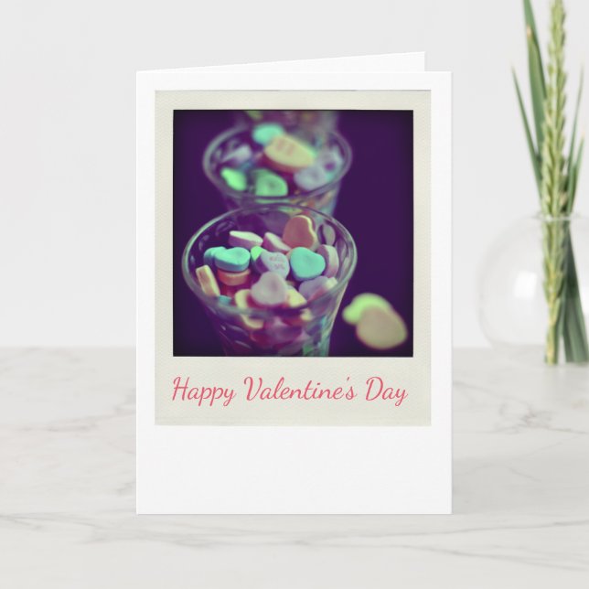 Cartão De Festividades Corações Doces BEIJAM-ME Saudação (Frente)