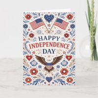 Corações Folclóricos da Liberdade Feliz Dia da Ind