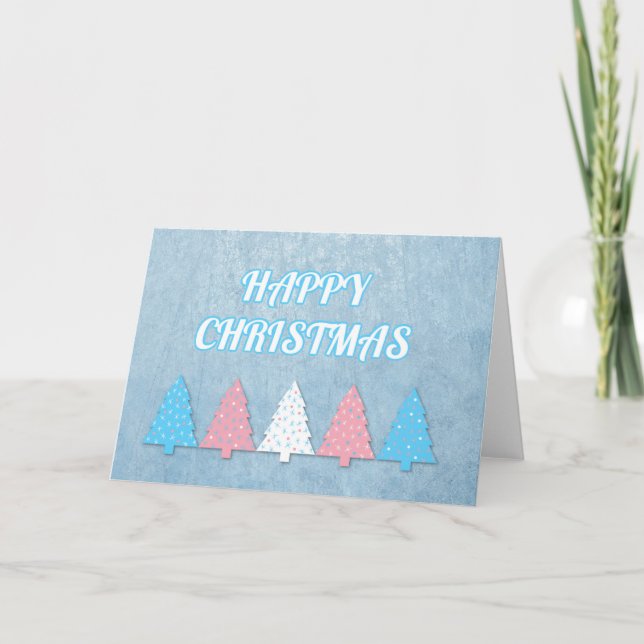 Cartão De Festividades Cores Trans (Frente)