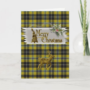Cartão De Festividades Cornish Tartan Felry Natal