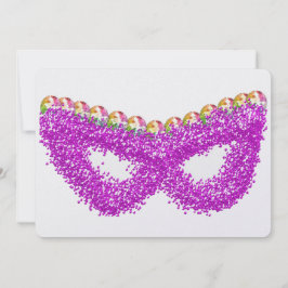 Cartão De Festividades Coroa da rainha da Máscara de Purim Esther