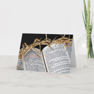 Cartão De Festividades Coroa De Cornos