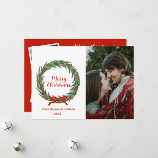 Cartão De Festividades Coroa de Fazenda Personalizada
