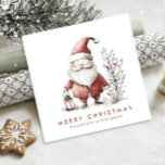 Cartão De Festividades Corporação de Natal Mínimo de Natal do Whimsical<br><div class="desc">Surpreenda e traga alegria aos próximos e torne a celebração inesquecível. Para mais personalização,  clique no link "personalizar mais" e use nossa ferramenta design para modificar esse modelo.</div>