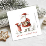 Cartão De Festividades Corporação de Natal Mínimo de Natal do Whimsical<br><div class="desc">Surpreenda e traga alegria aos próximos e torne a celebração inesquecível. Para mais personalização,  clique no link "personalizar mais" e use nossa ferramenta design para modificar esse modelo.</div>