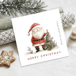 Cartão De Festividades Corporação de Natal Mínimo de Natal do Whimsical<br><div class="desc">Surpreenda e traga alegria aos próximos e torne a celebração inesquecível. Para mais personalização,  clique no link "personalizar mais" e use nossa ferramenta design para modificar esse modelo.</div>
