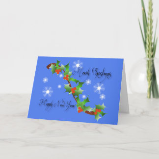 Cartão De Festividades Correia do azevinho